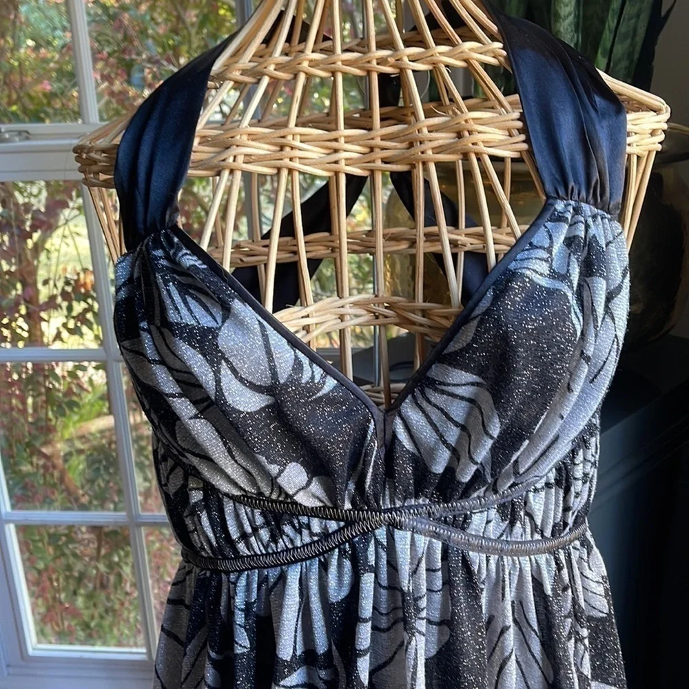 Lyndia 🔥Sale🔥black and silver dress NWT